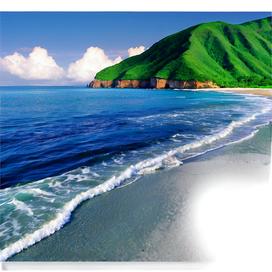 Ocean Cliff View Png 21