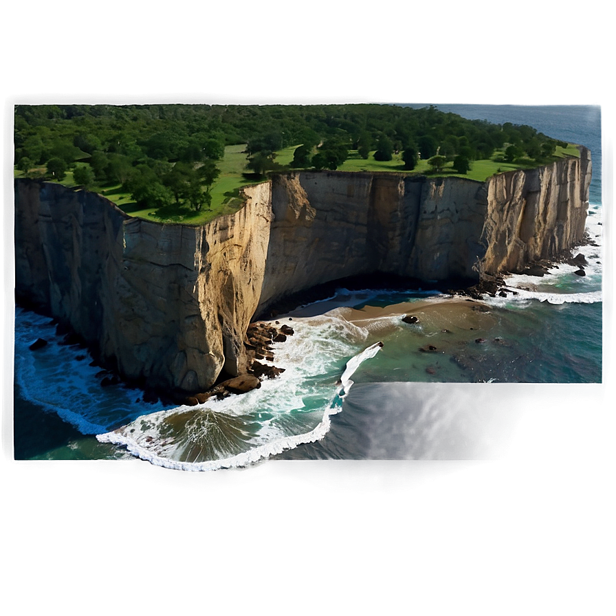 Ocean Cliffside View Png Ijo