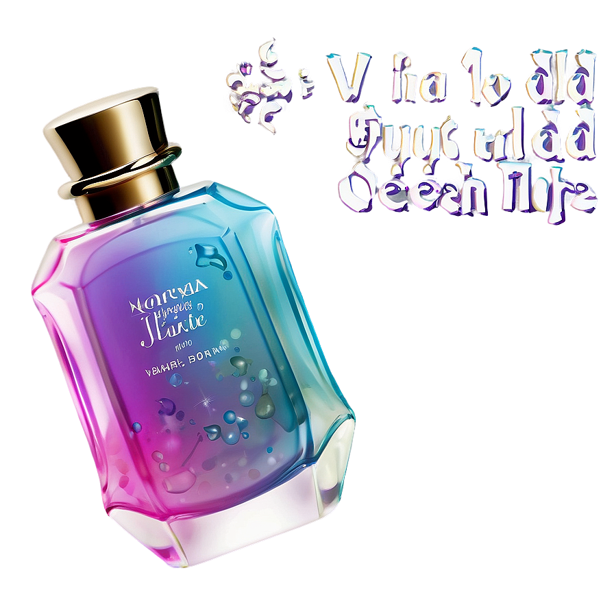 Ocean Inspired Perfume Bottle Png 06212024