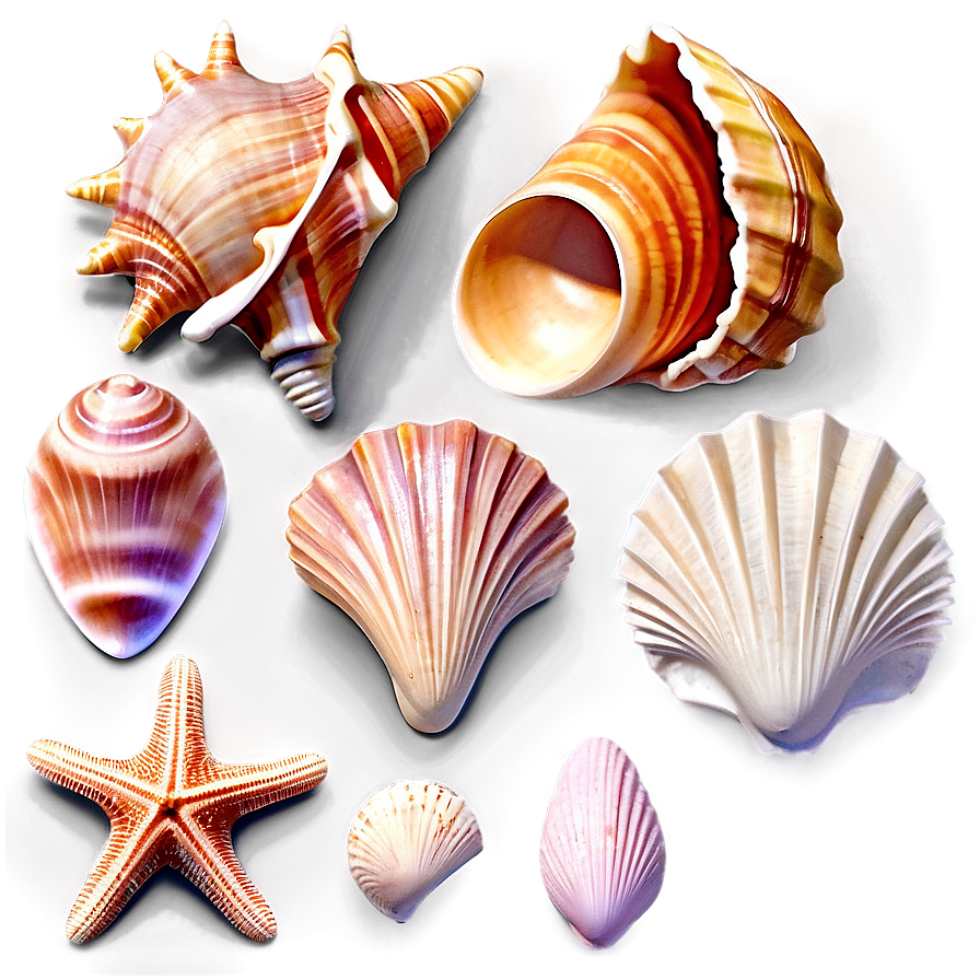 Ocean Shells Assortment Png Wcq43