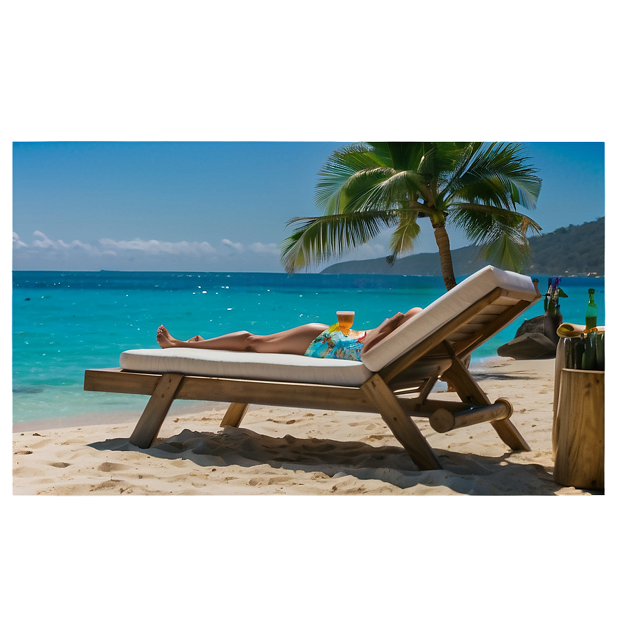 Ocean Sunbathing Bliss Png Xry29