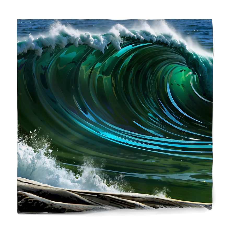 Ocean Wave Scene Png Eed