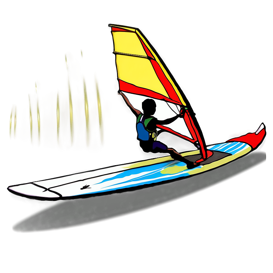 Ocean Windsurfing Excitement Png 9