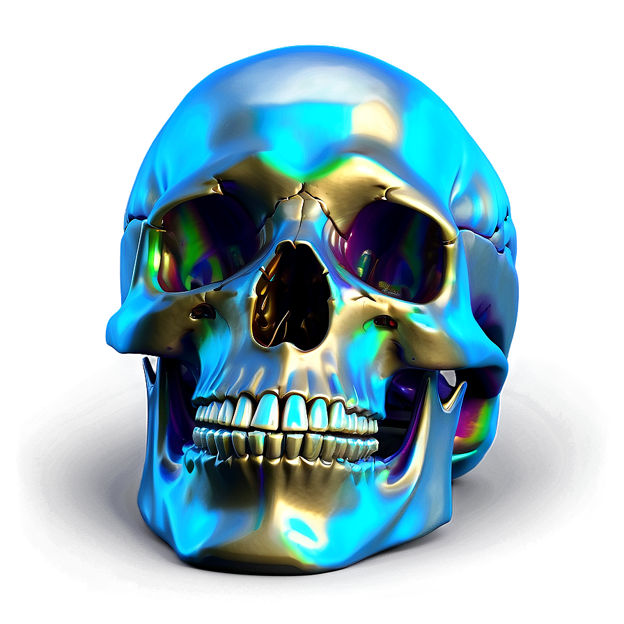 Oceanic Skull Visualization Png A