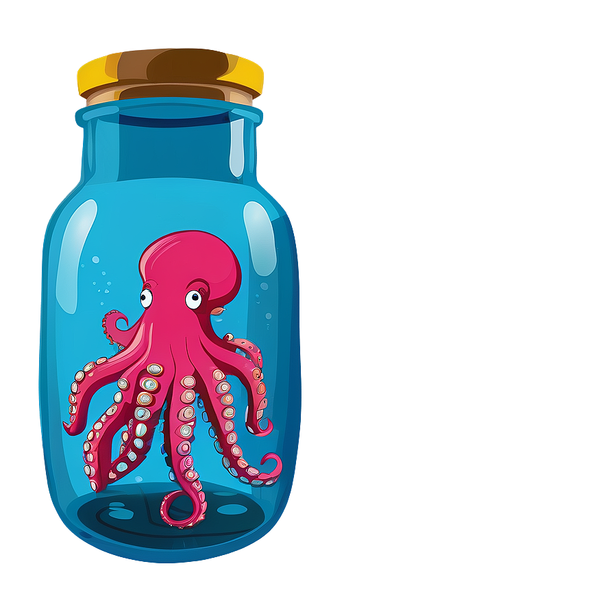 Octopus In A Jar Png 05062024