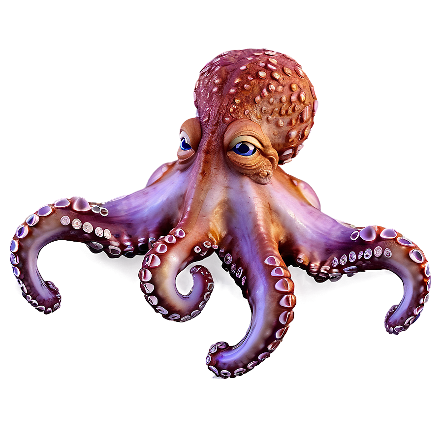 Octopus In Ocean Png Shf86