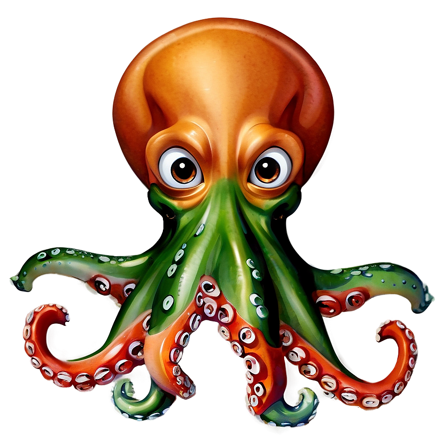 Octopus With Anchor Png Qcm44