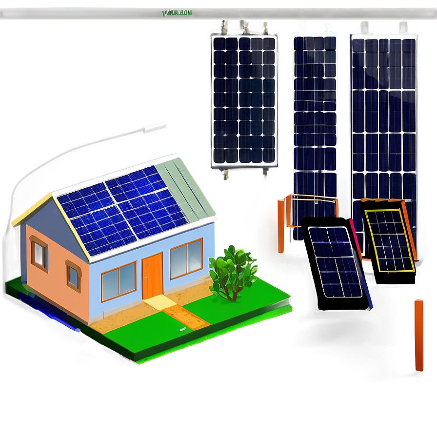 Off-Grid Solar System PNG edx PNG with transparent background