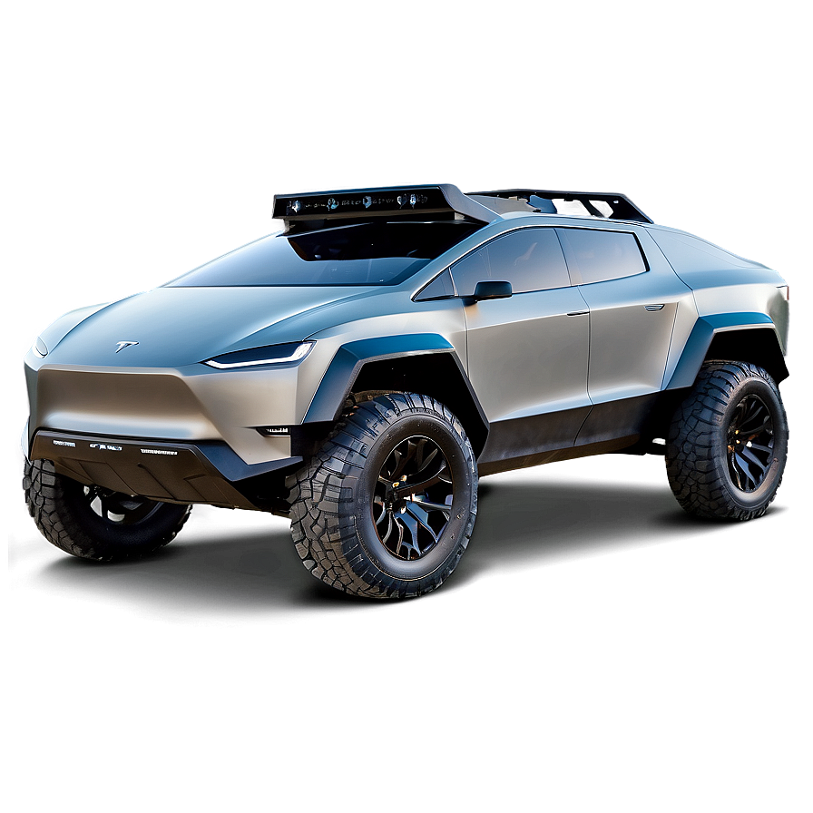 Off-road Tesla Cybertruck Adventure Png Vvn89