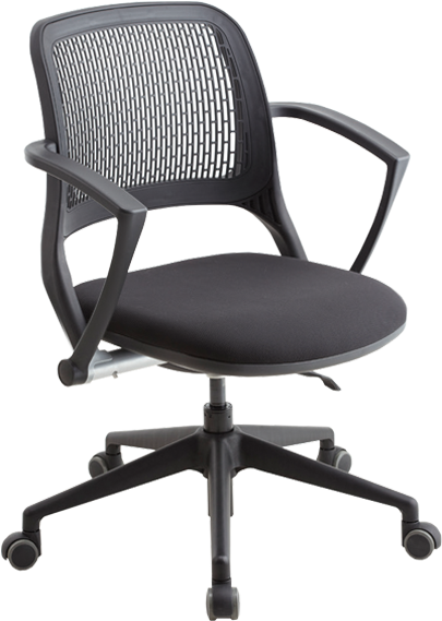 Office Chair Black Mesh Design