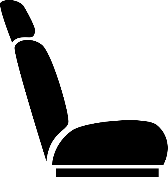 Centre Armrest Between Front Seats - Car Seat Icon Png, Transparent Png PNG with transparent background