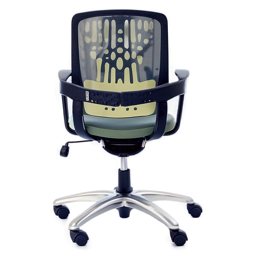 Office Chair With Lumbar Support Png Fgo