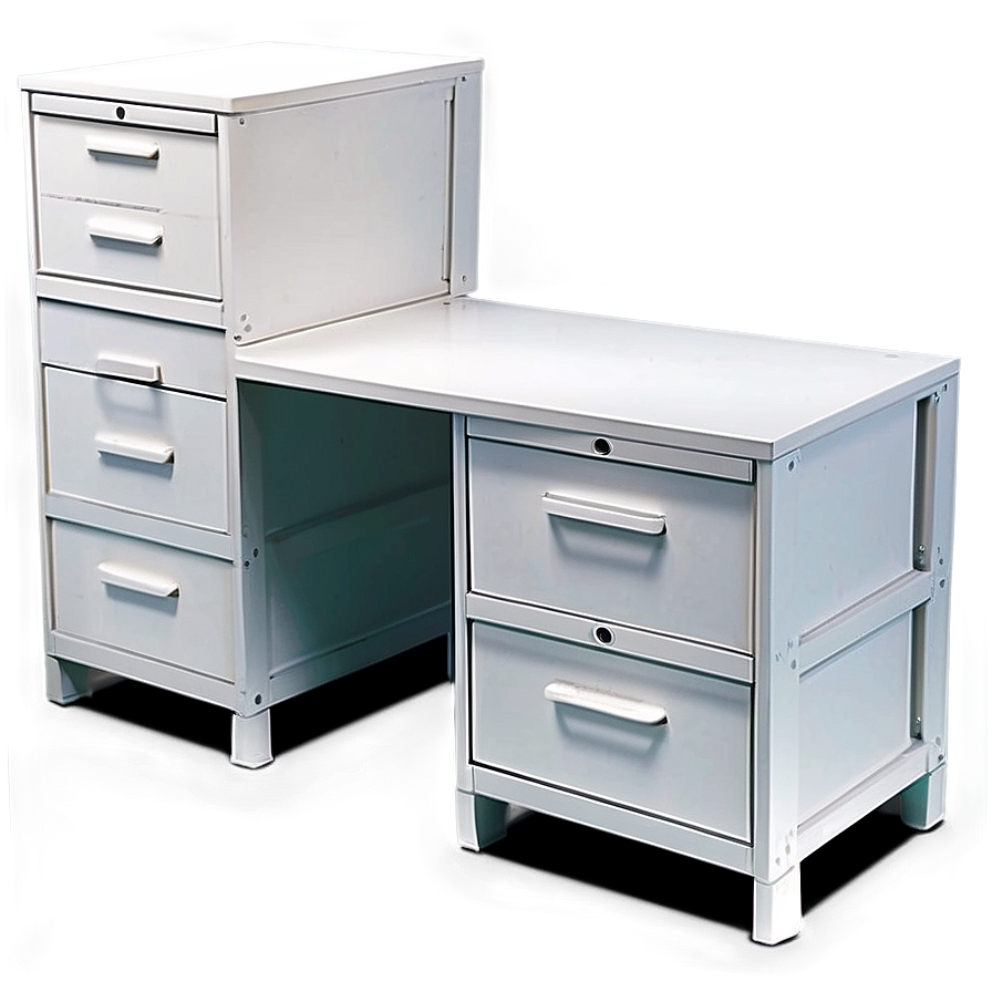 Office Desk With Drawers Png Vkk11