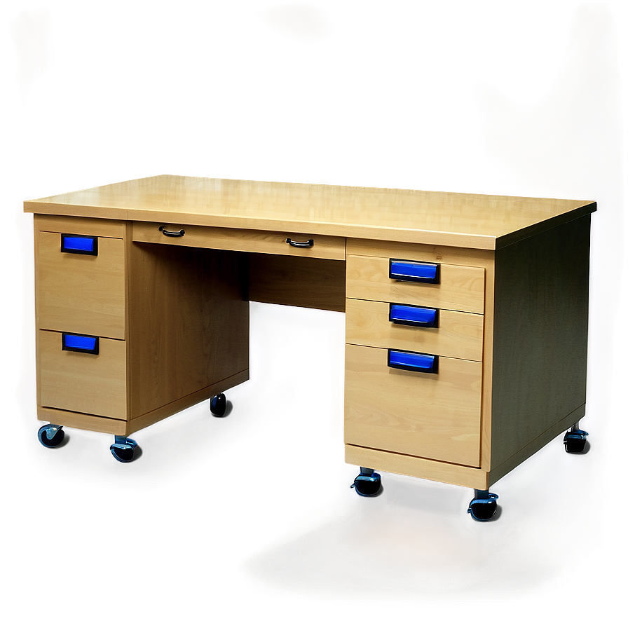 Office Table With Drawers Png 91