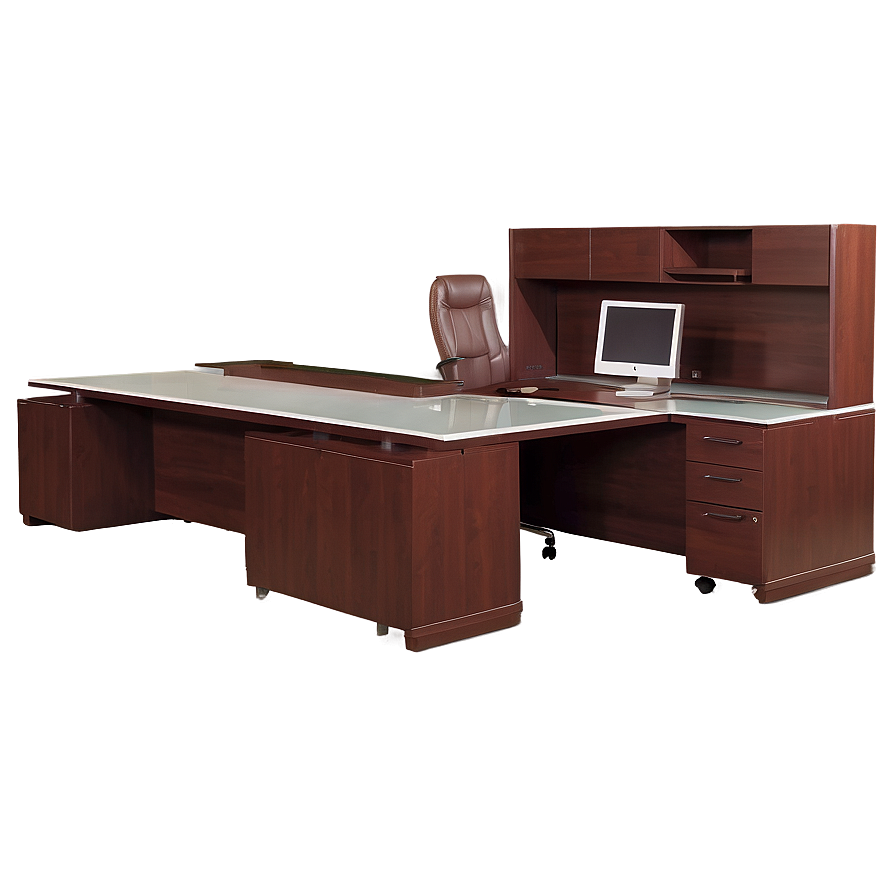 Office Table With Hutch Png Bdd6