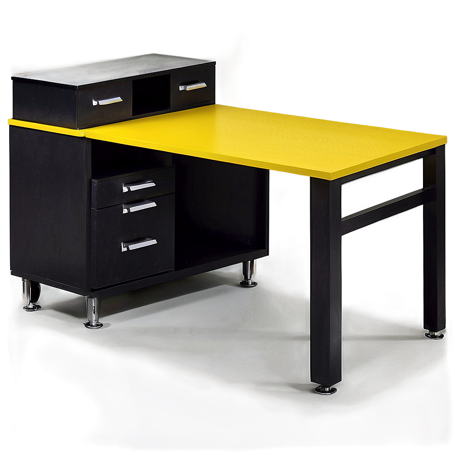 Office Table With Storage Png Qkv30