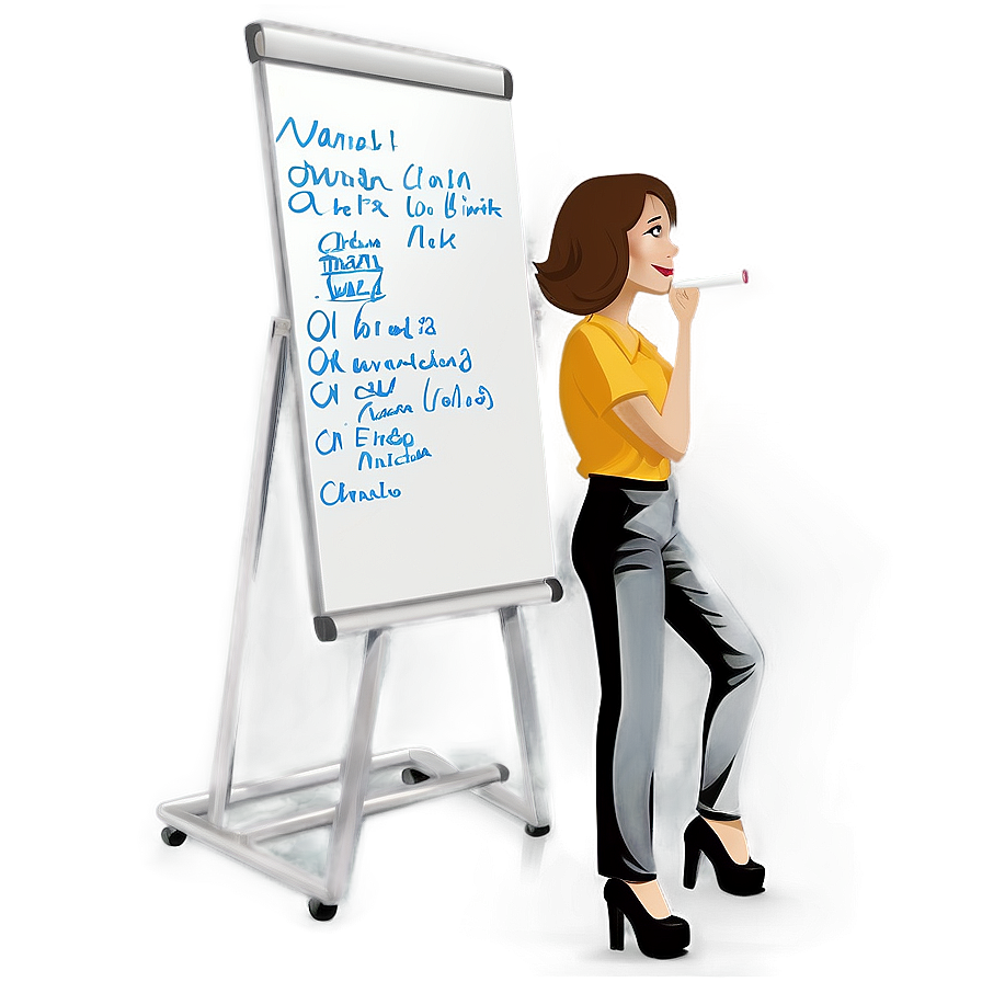 Office Whiteboard PNG 05252024 PNG image with a transparent background, free high-resolution download