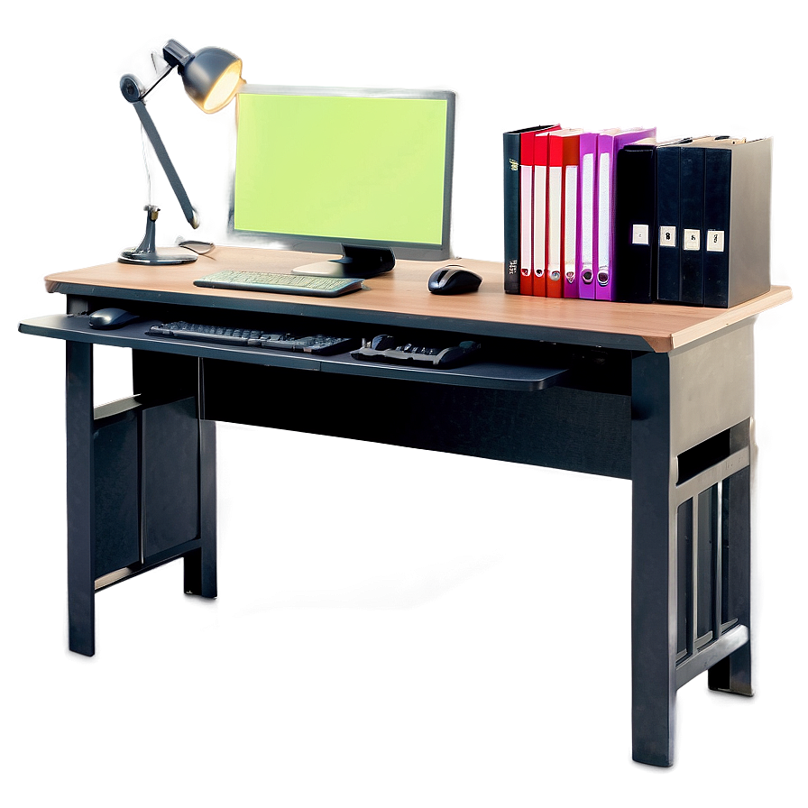 Office Workstation Desk Png 06262024