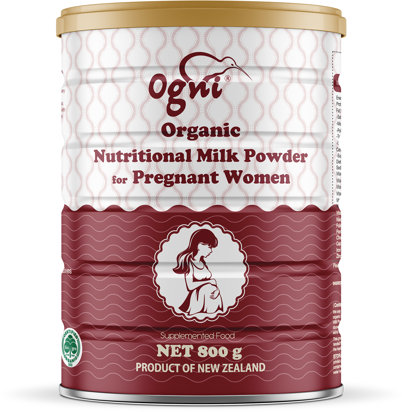 Ogni Organic Milk Powder New Zealand