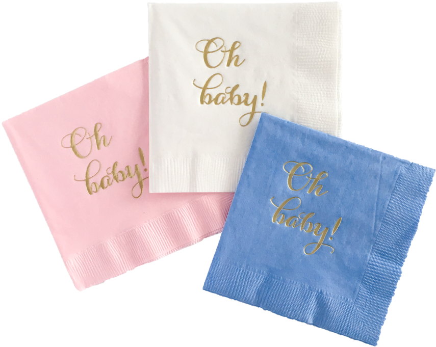 Oh Baby Napkins Set