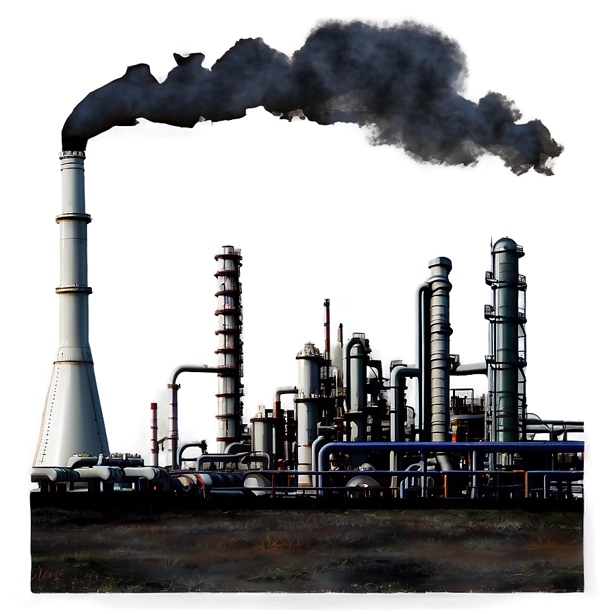 Oil Refinery Pollution Png Pgy37