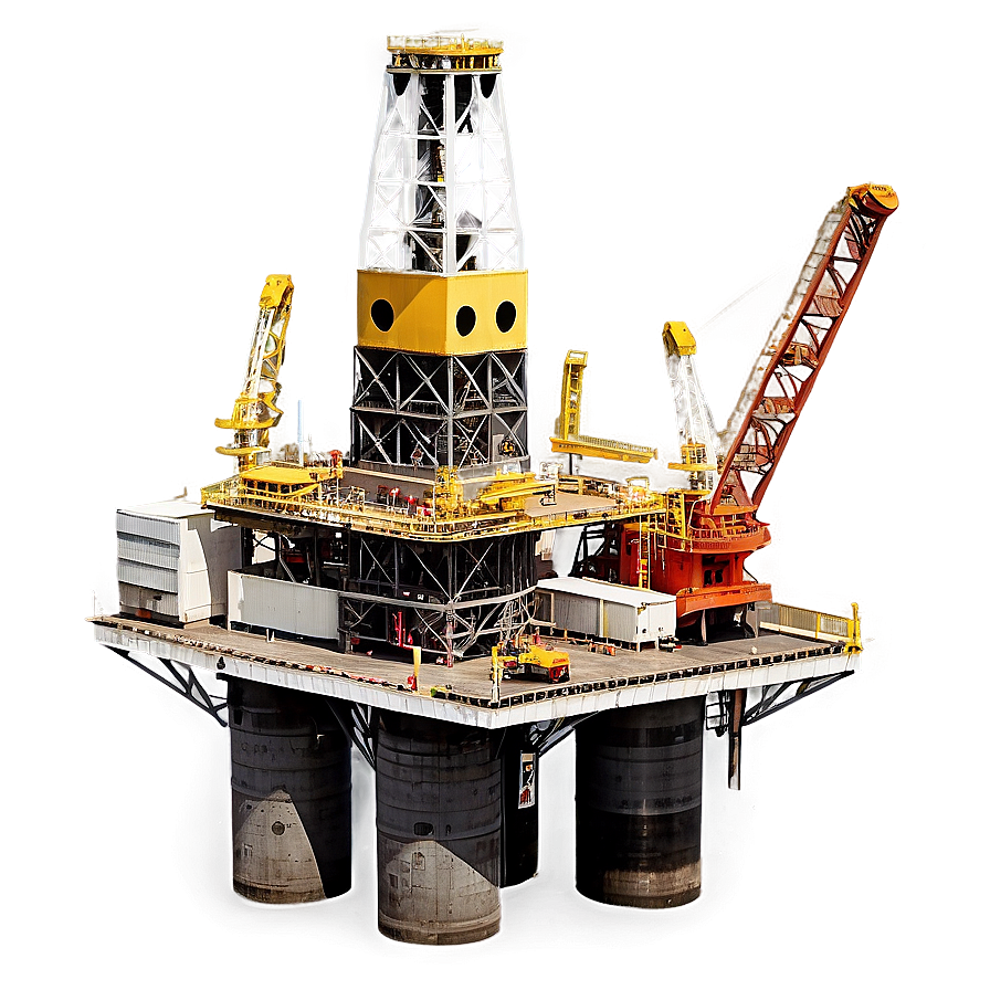 Oil Rig Aerial View Png Epm