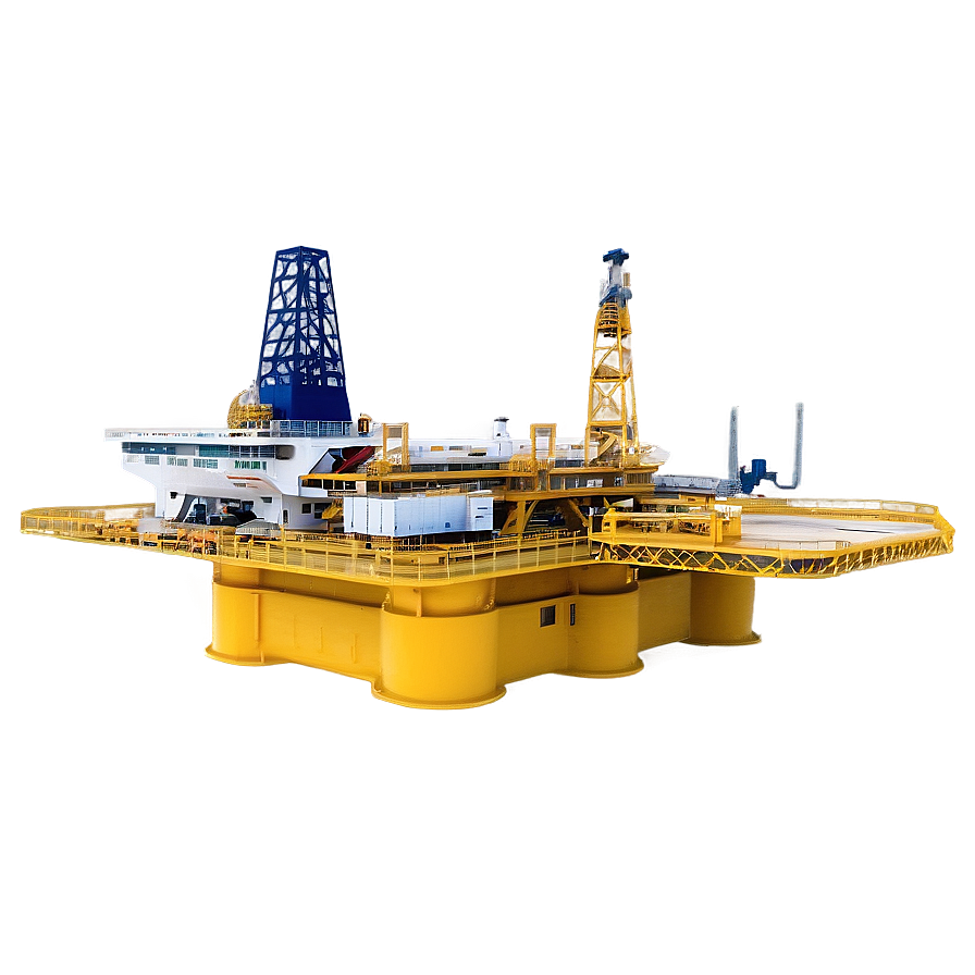 Oil Rig Helipad View Png 06122024