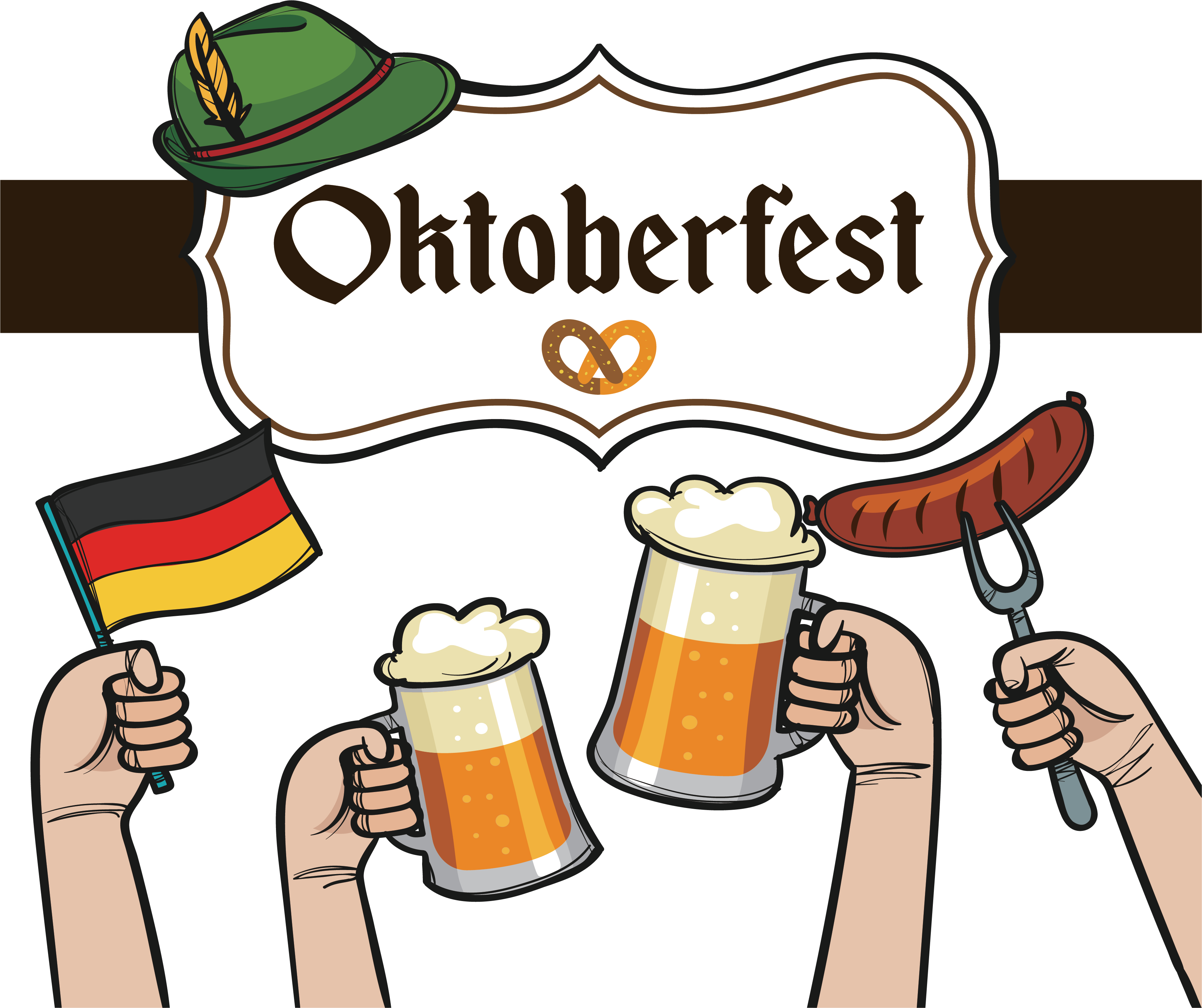 Clip Art Emoji 2 Oktoberfest - Oktoberfest Clip Art, HD Png Download PNG with transparent background