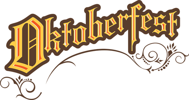 Oktoberfest Celebration Logo PNG with transparent background