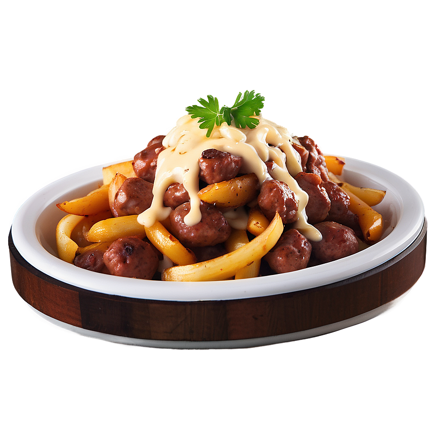 Oktoberfest Poutine With Beer Sausage Png 16