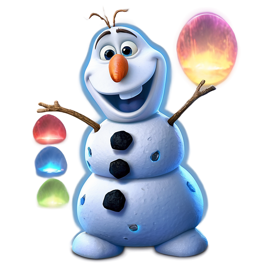 Olaf And The Northern Lights Png 05232024