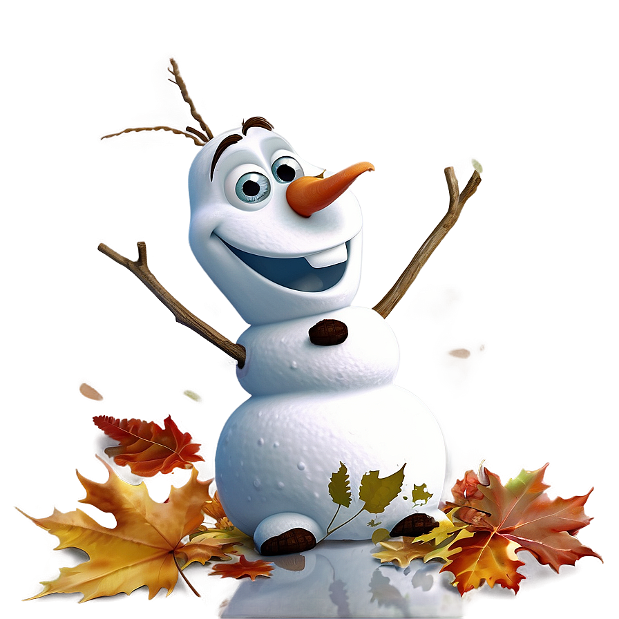 Olaf In Autumn Png Odj75