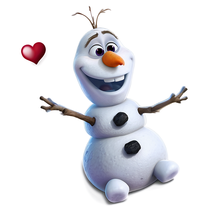 Olaf In Love Png Xyk