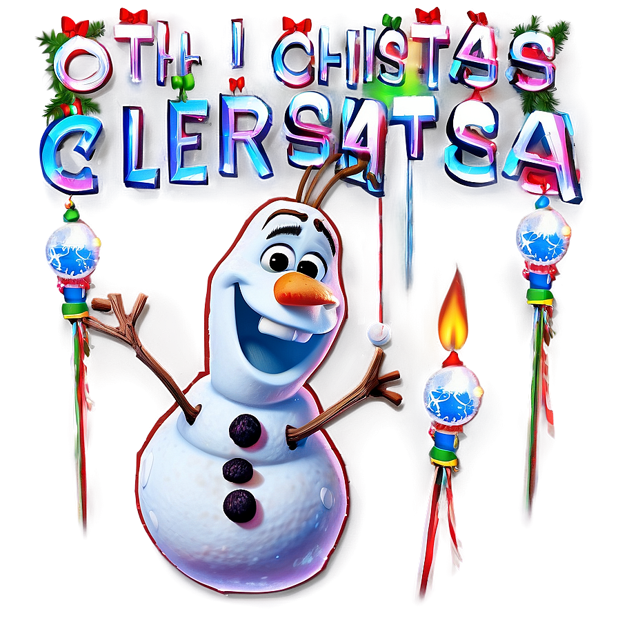 Olaf's Christmas Celebration Png Buq18