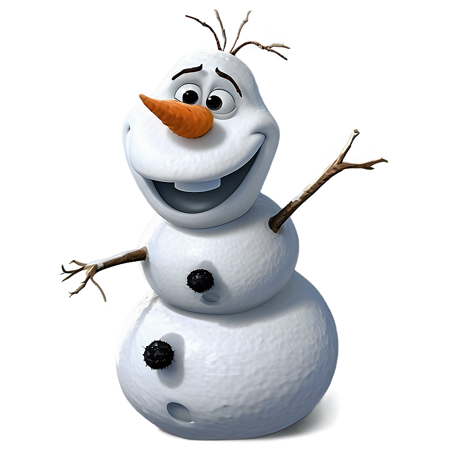 Olaf Snowman Making Png 05232024