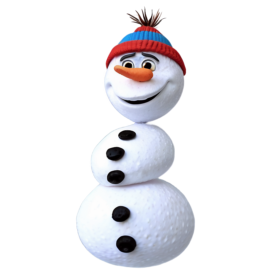 Olaf Snowman Making Png Jer