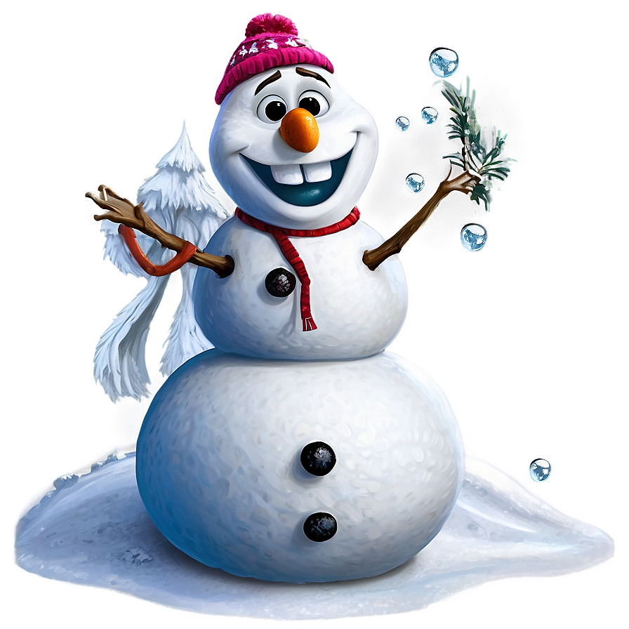 Olaf Snowman Png 05232024