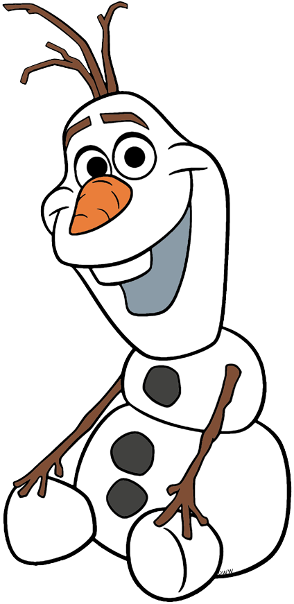 Olaf Clipart Black And White, HD Png Download PNG with transparent background