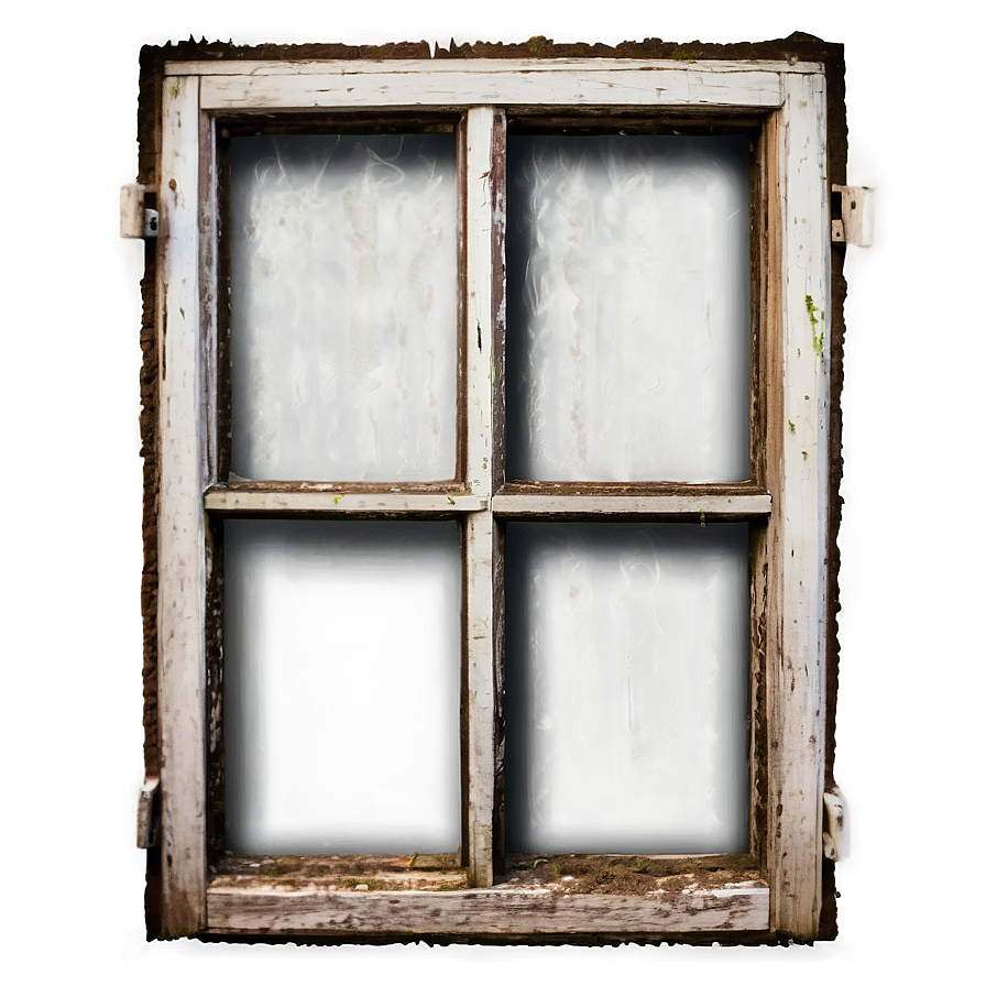 Old Abandoned Window Png 45