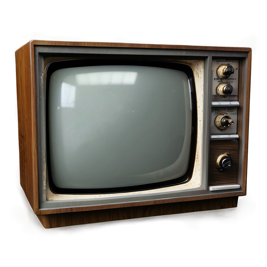 Old Analog Tv Set Png Bwg91