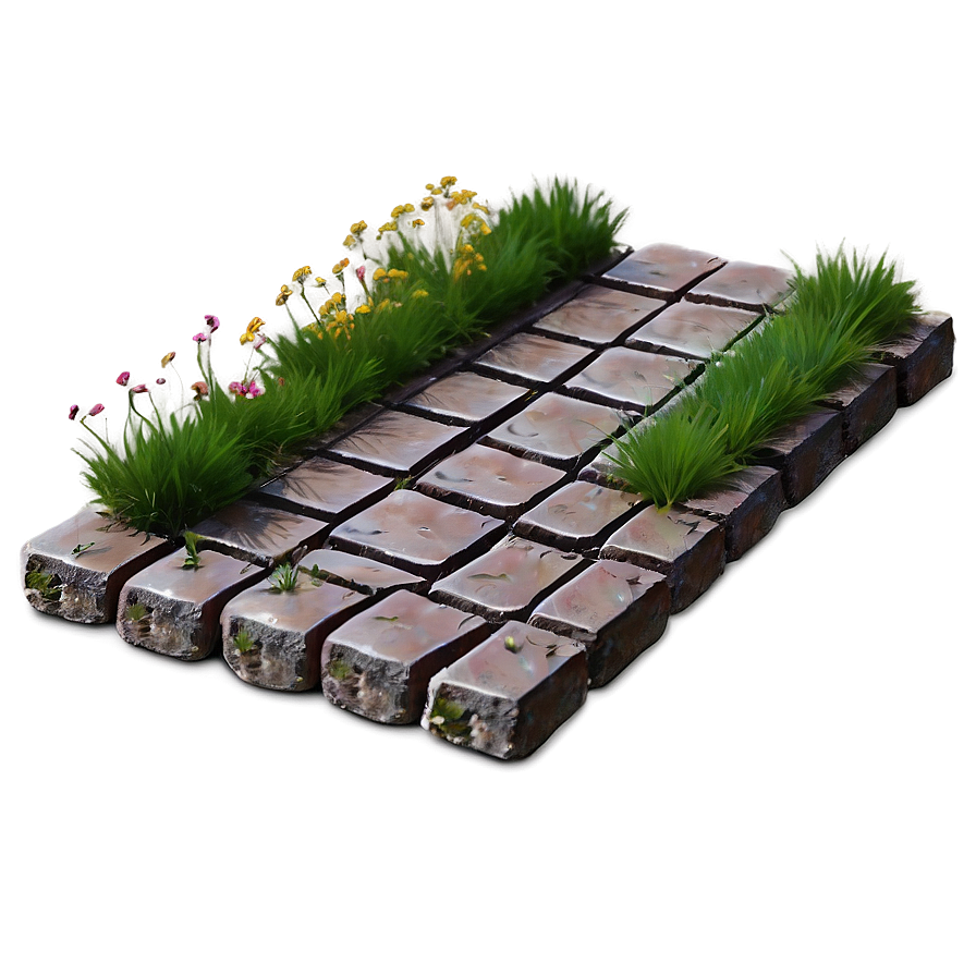 Old Brick Road PNG 16 PNG with transparent background