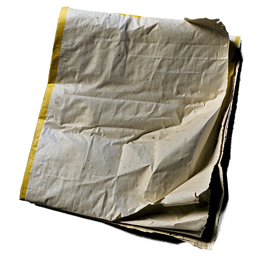 Old Crumpled Paper PNG moj86 PNG with transparent background
