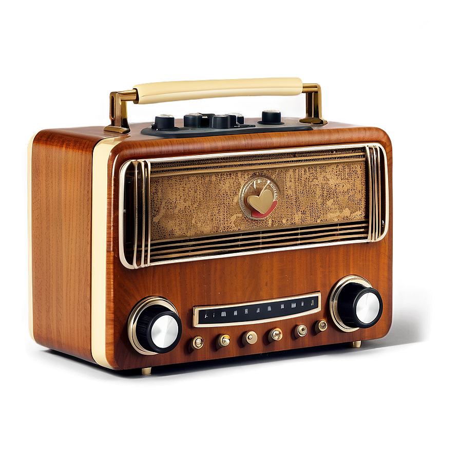 Old-fashioned Radio Png 17