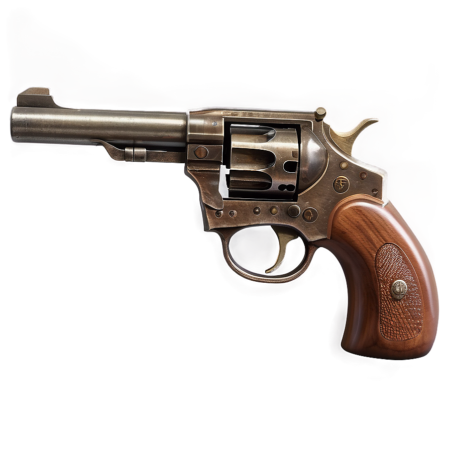 Old-fashioned Revolver Png 05242024