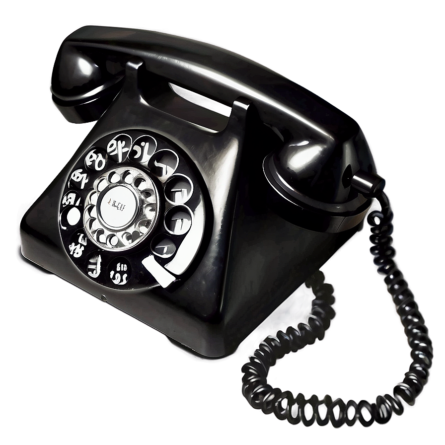 Old-fashioned Rotary Telephone Png Hlg