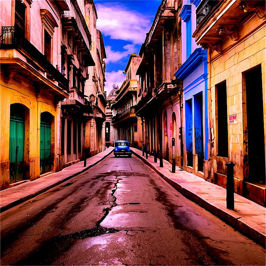 Old Havana Street Png 18