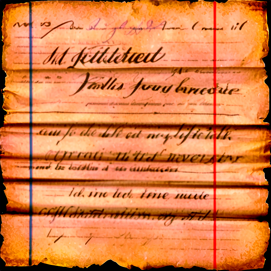 Old Letter Paper Texture Png 05232024