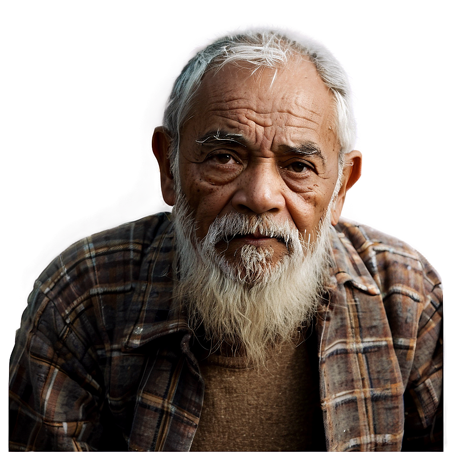 Old Man Portrait Png Dub