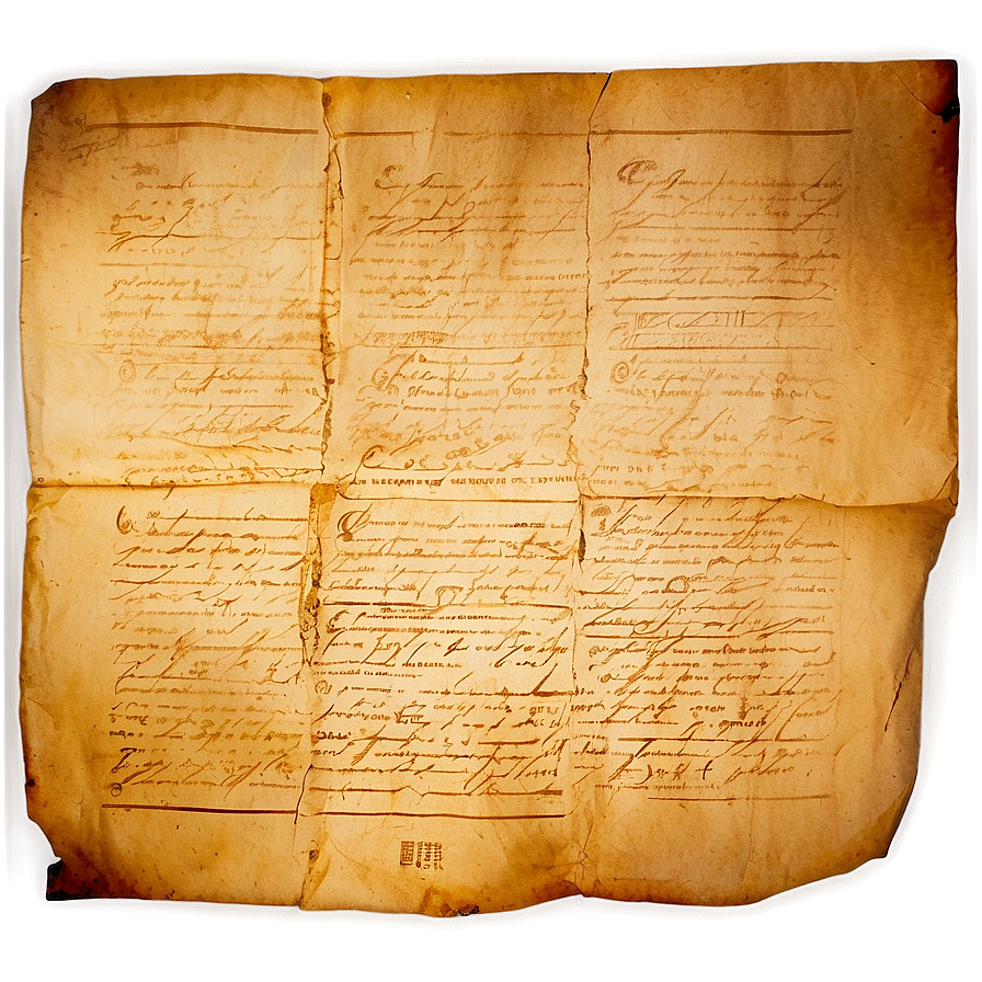 Old Manuscript Texture Png 39