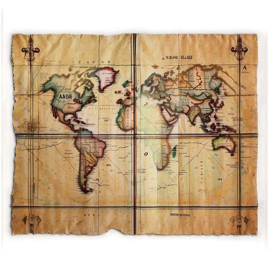 Old Map Paper Texture Png 05232024